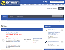 Tablet Screenshot of forums.footballguys.com